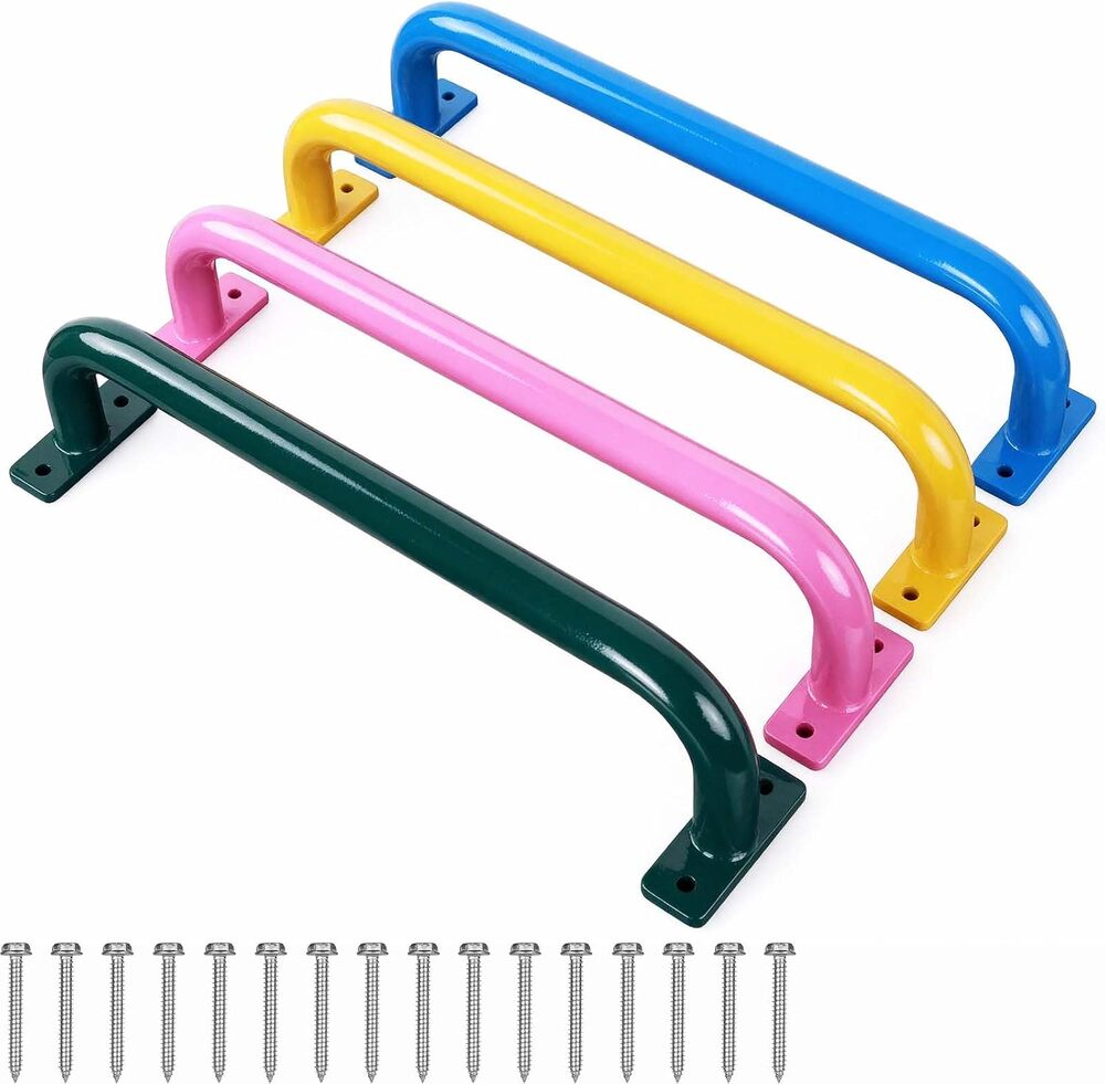 ESPETS 17 Inch 4 Pieces Multicolored Indoor Monkey Bars for Playground